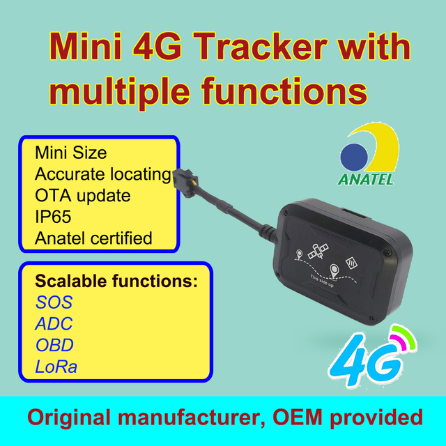 ET-80x 4g Mini Vehicle Tracker Anatel