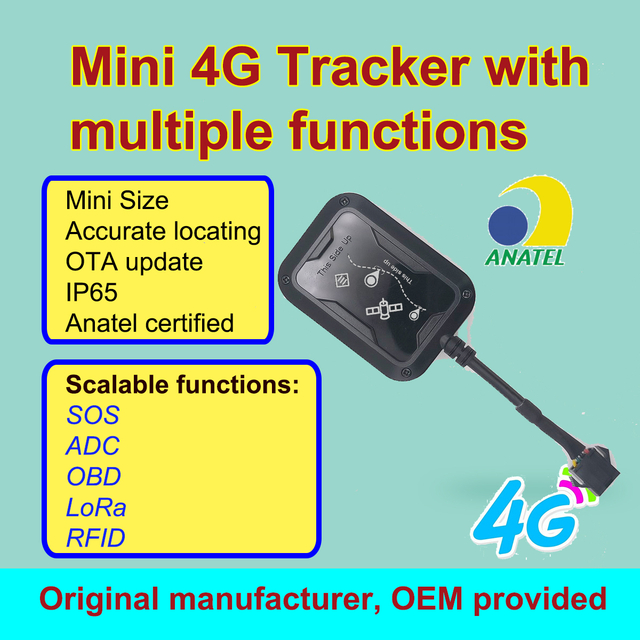 ET-80 EU Alarma de falla de potencia / de baja potencia del rastreador del GPS del coche 4g del rastreador del GPS adecuado para los coches, los camiones y las motocicletas