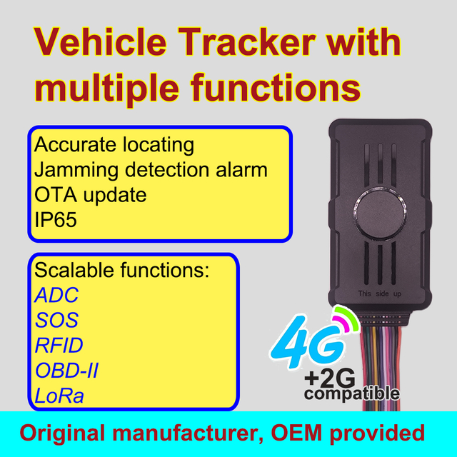 ET-60W 4G Car GPS Tracker Real Time Accurate Positionin Anti Theft Mini Gps Tracker Tracking Device System Platform App Cut Off Engine